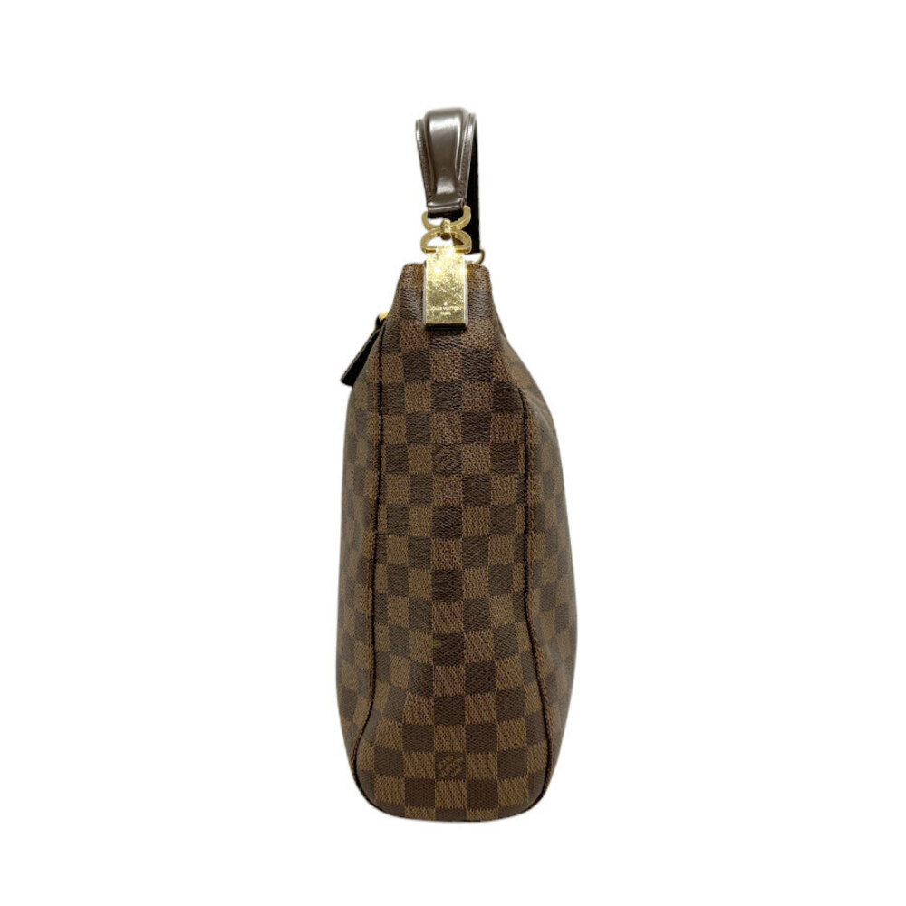 Louis Vuitton Portobello Bag Damier Shoulder Brown Ebene Canvas Ebene Leather